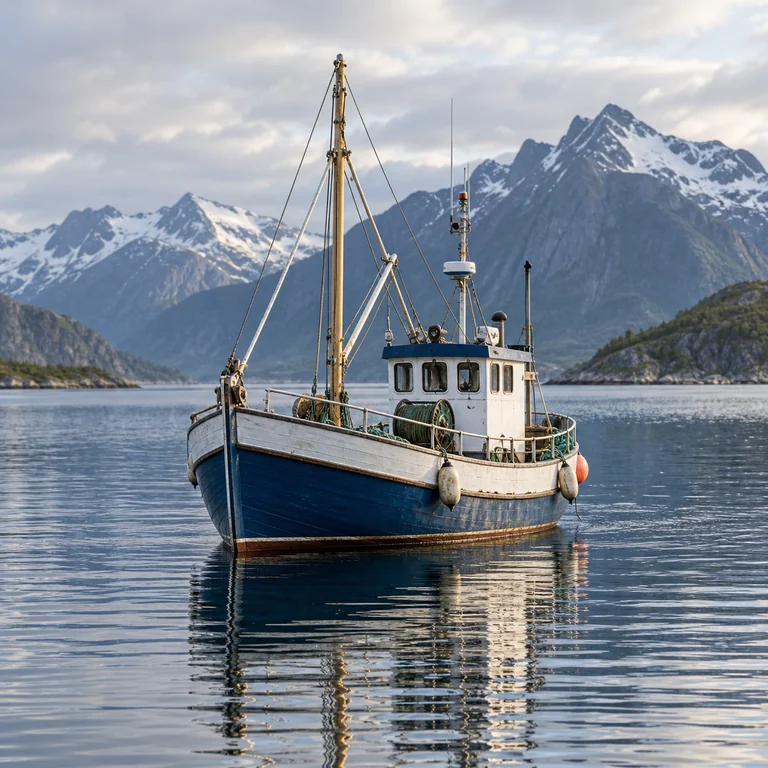 Fishing boat — Slow mornings on Norwegian waters